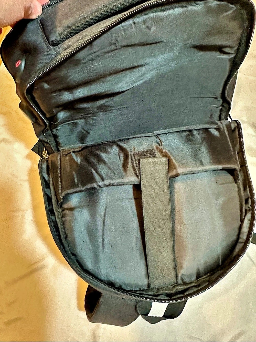 Black Laptop Backpack - Picture 5 of 10